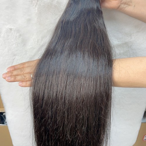 Wholesale Raw Hair Bulk Straight Human Hair Bulk Extension for Braiding 1kg | Human Hair Wig | Lace Front